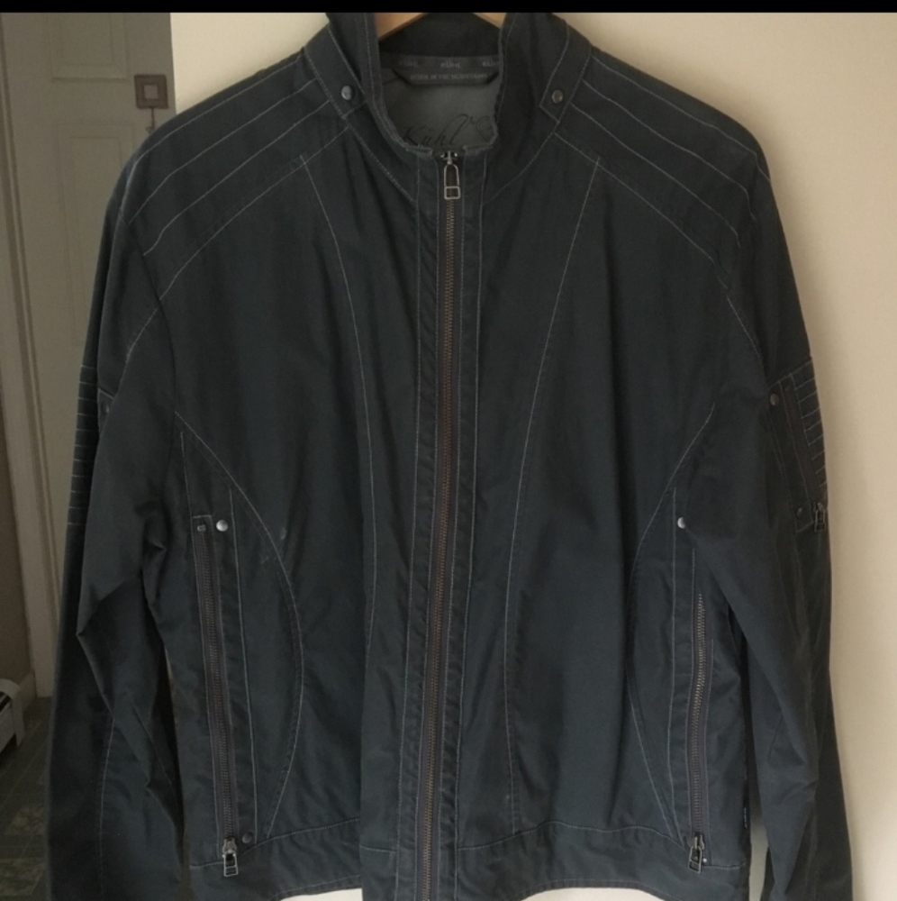 Kuhl Jacket. Wind and water resistant to stay dry.